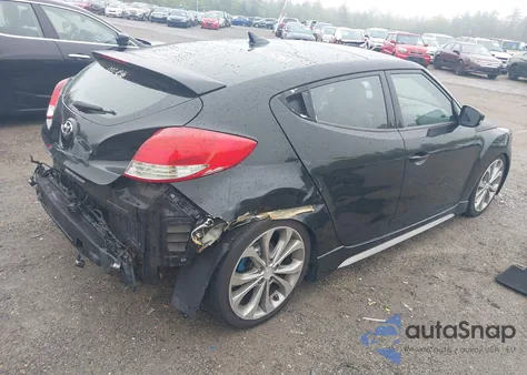 2013 Hyundai Veloster Turbo W/Blue z USA, uszkodzony, nr VIN KMHTC6AE1DU110308